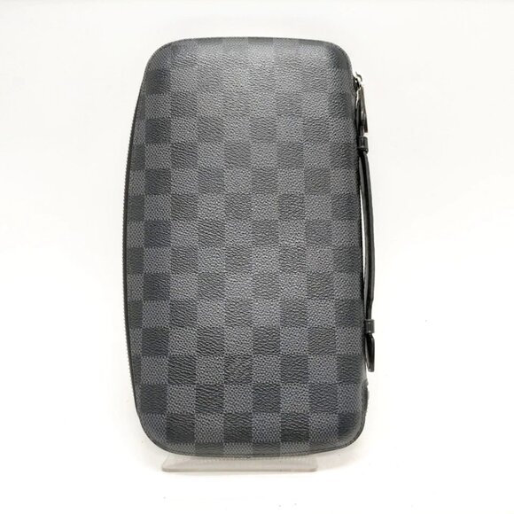 Louis Vuitton LV Long Wallet Black Damier Graphite 350-082125 - Picture 2 of 9